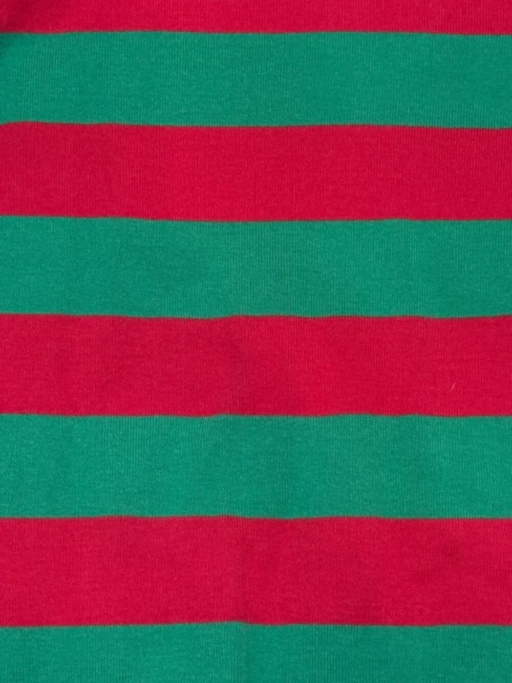 Hanna Andersson Christmas stripes pajama set kids size 10 red green holiday